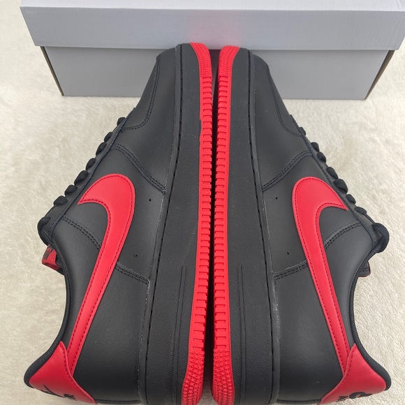 Nike Air Force 1 '07 Shoes Black "Bred" Men's - Picture 4 of 7